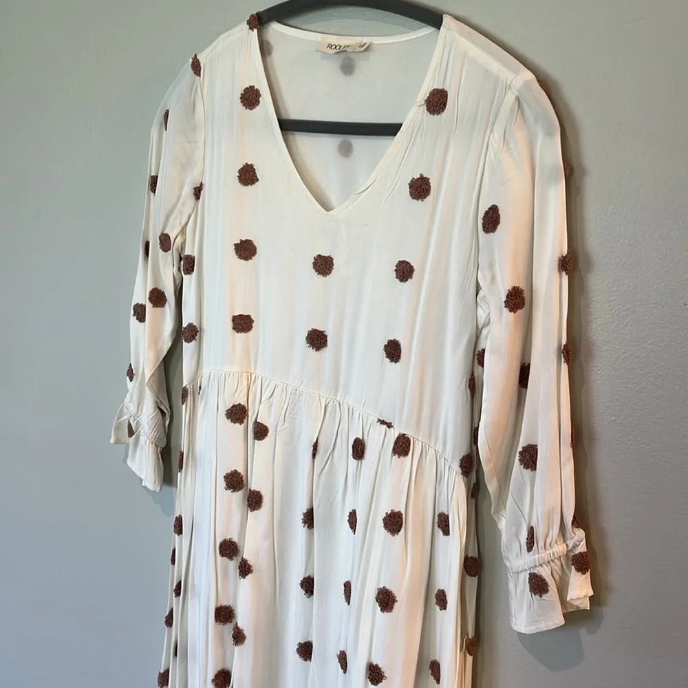 ROOLEE midi polka dot dress - Picture 2 of 5